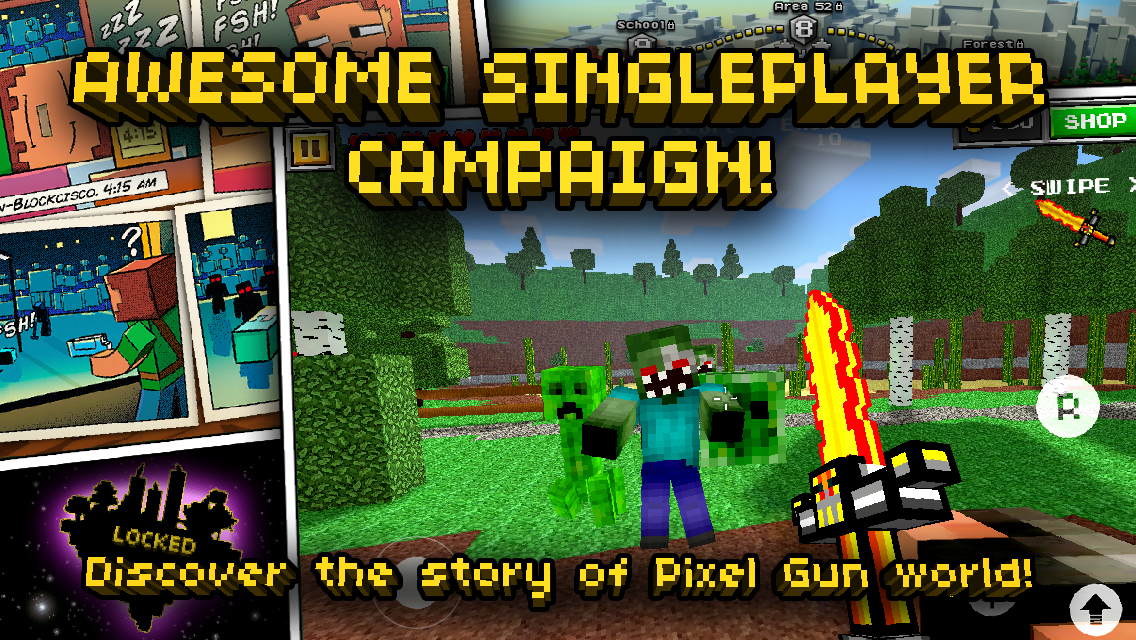 Pixel Gun 3D PRO Minecraft Ed. - screenshot