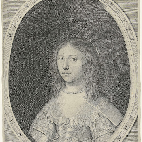 Portret Van Louise Henriëtte Prinses Van Oranje Nassau Crispijn Van Den Queborn 1640 1483