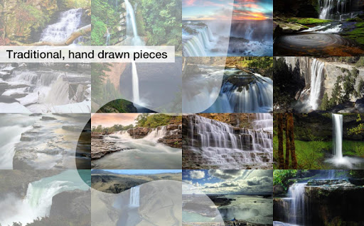 【免費解謎App】Waterfall Jigsaw Puzzles-APP點子