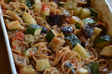 Roasted Summer Vegetable Pasta