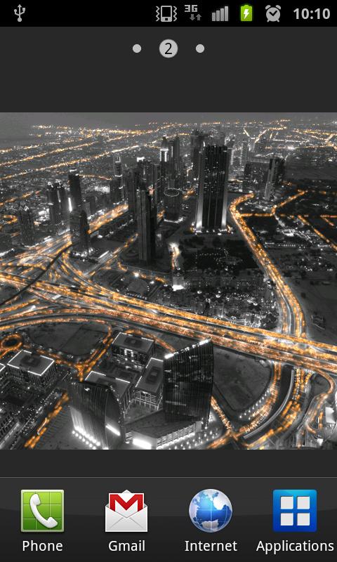 Metropolis Live Wallpaper Screen 3