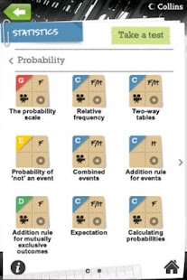 Collins Revision Statistics Screenshots 1