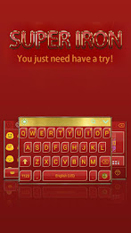 SuperIron Emoji Keyboard Theme poster 3