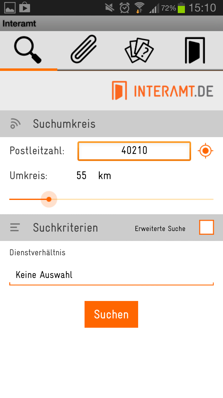 Interamt Screen 1