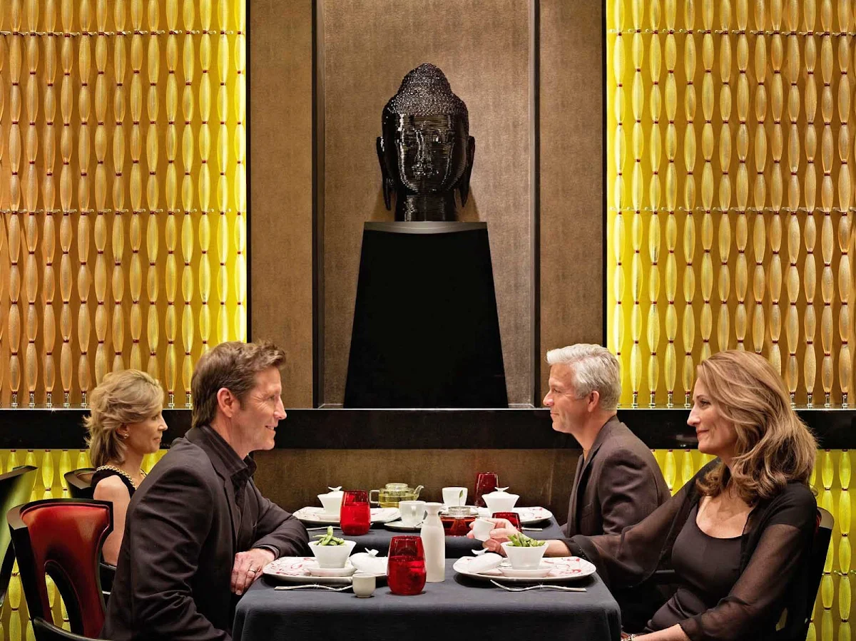 Oceania_Red_Ginger - The striking interiors of Oceania Marina's Red Ginger restaurant create the perfect backdrop while you experience its contemporary Asian cusine.