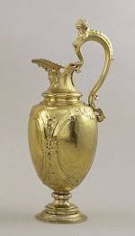 Kan met voorstellingen van het ontzet van Leiden, de belegering van Alkmaar en de slag op de Zuiderzee. Adam van Vianen I, 1614