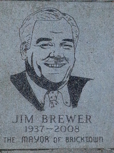 Jim Brewer Founders Plaque. 