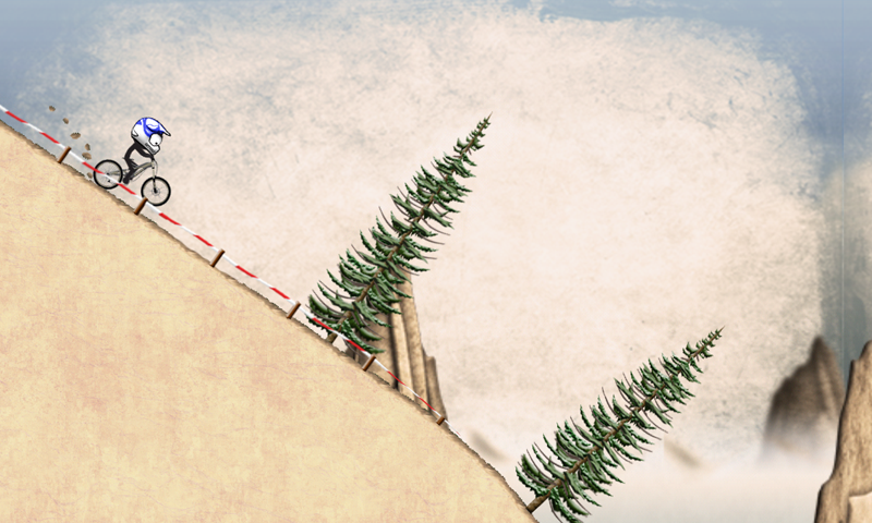 Android application Stickman Downhill screenshort