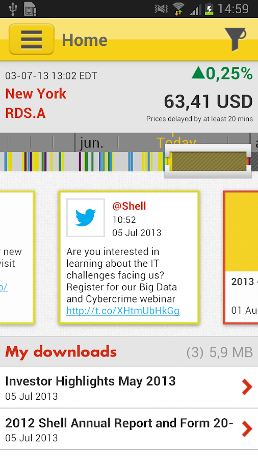 Shell Investor Amp Media Android Apps On Google Play