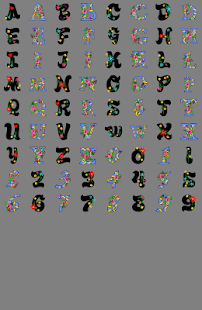 Alphabet stickers Doodle Text!(圖5)-速報App