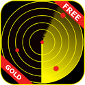 Gold Radar Scanner Prank icon