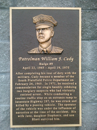 Patrolman Cady Memorial