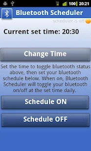 Bluetooth Scheduler