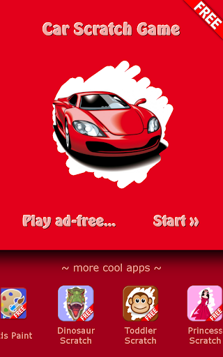 Car Scratch Game for Kids Free