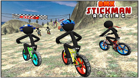 BMX Stickman Racing poster 12