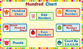 Kids Counting Hundred Chart