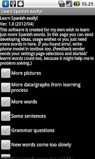 Learn Spanish easily Screenshots 2