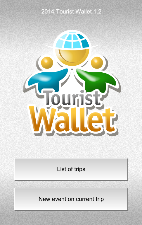 Android application Tourist Wallet Full screenshort