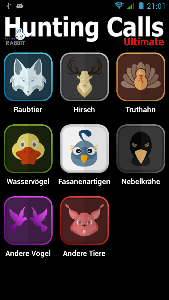 Android application Hunting Calls Ultimate screenshort