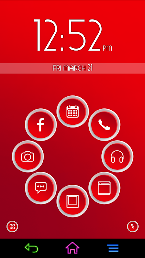 3D Red for Smart Launcher