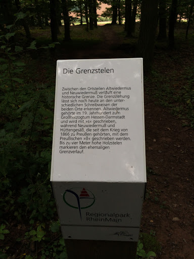 Denkmal Grenzstele Am Alten Steinbruch