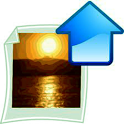 Flicker uploader free icon