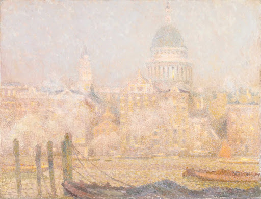 St. Paul’s from the River: Morning Sun in Winter - Henri Le Sidaner