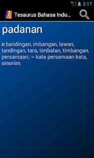 Lastest Tesaurus Bahasa Indonesia APK