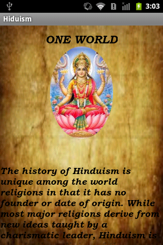 【免費教育App】Hinduism: One World-APP點子