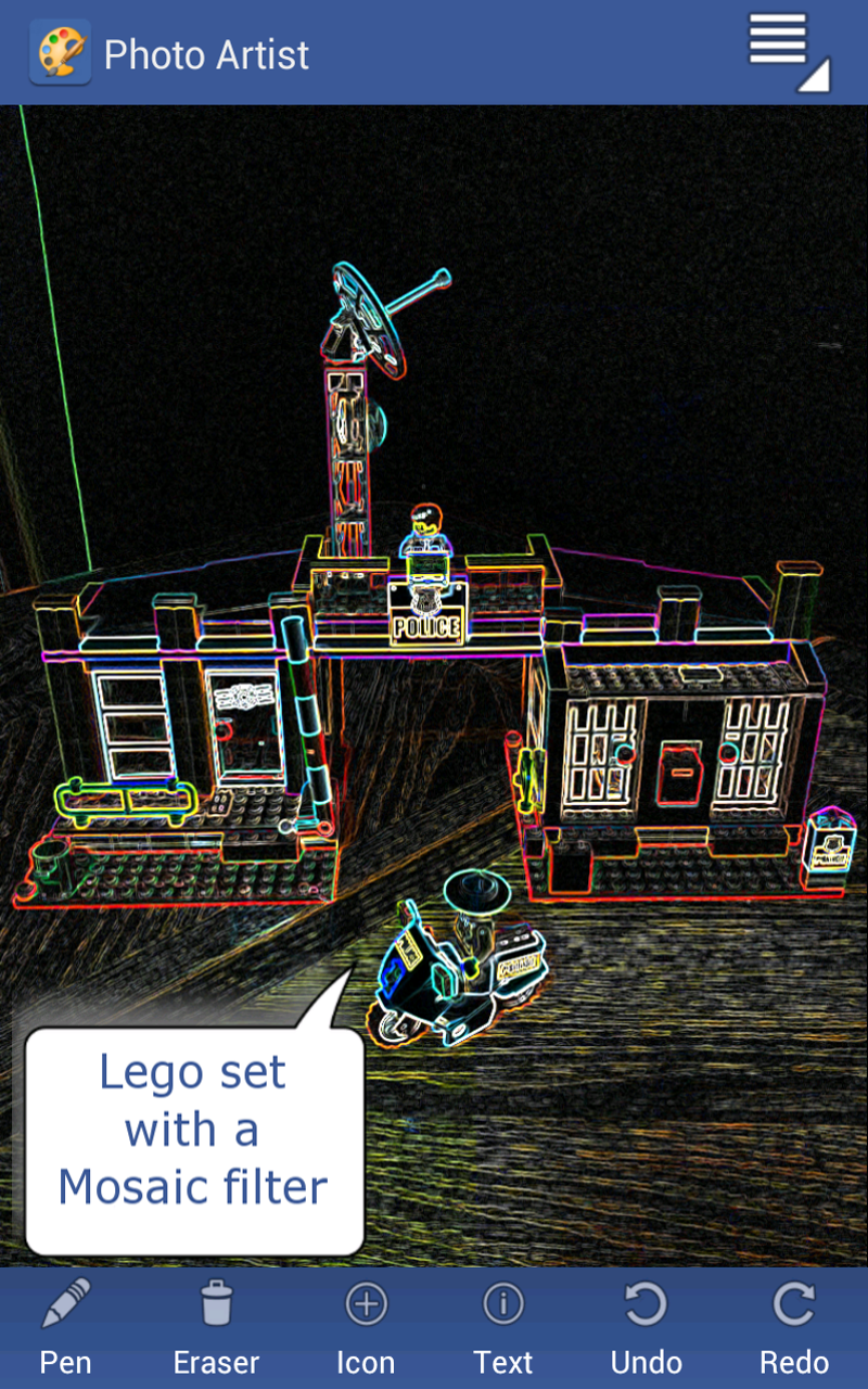 Galaxy Note Photo Artist Screen 3