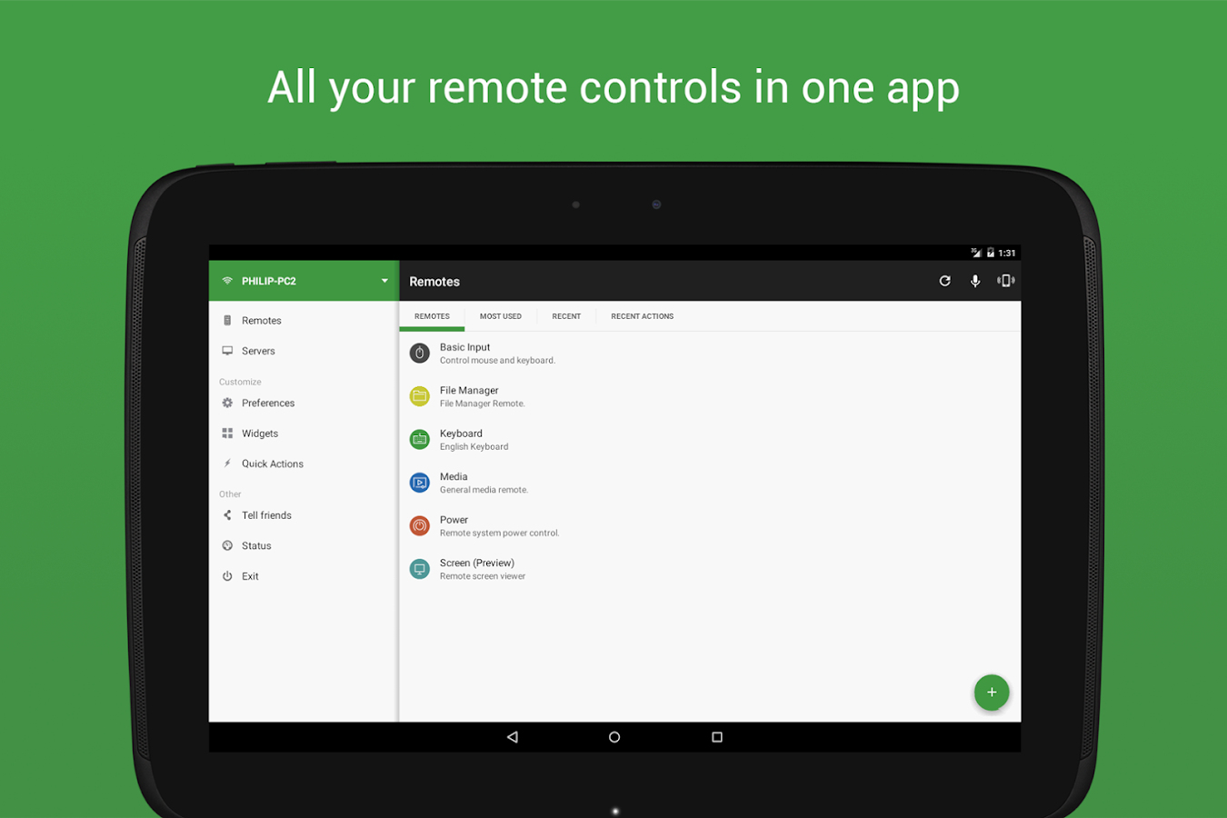   Unified Remote- screenshot 