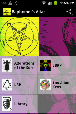Magick Altar of Baphomet Screen 3