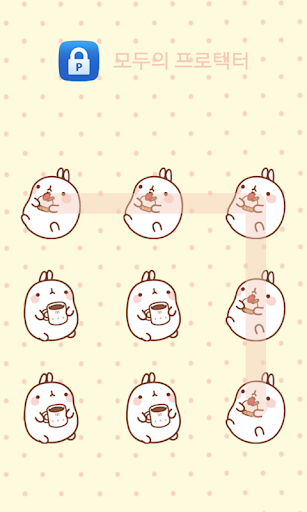 Molang Donut protector theme