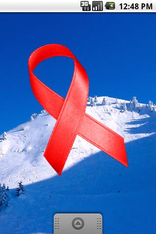 Awareness Ribbon - Red Screen 2