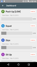 31-Day Training (Squat,Plank) poster 4