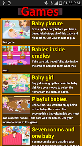 Babysitter games