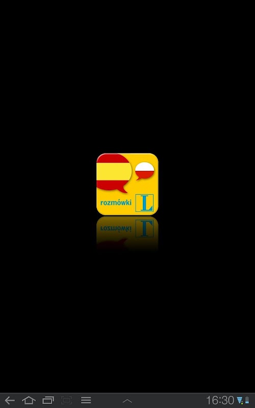Android application Rozmówki HISZPAŃSKI screenshort