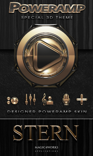 【免費個人化App】Poweramp skin Stern-APP點子