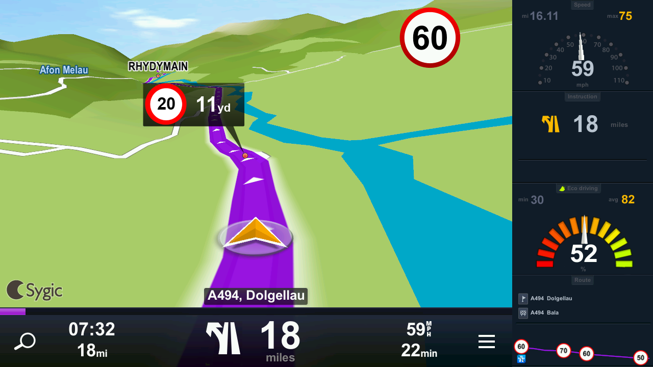 Sygic: GPS Navigation & Maps - screenshot