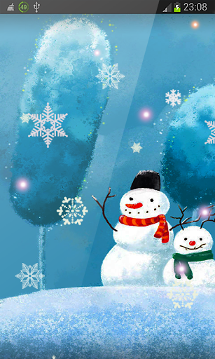 Funny Snowman Happy New Year