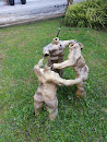 Headless Trio Sculpture