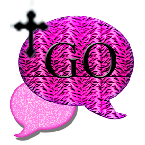 GO SMS THEME/PinkTigerCross 1.1