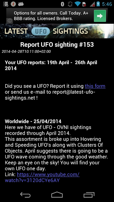 Latest UFO Sightingsのおすすめ画像2