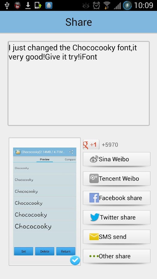 iFont Donate - screenshot