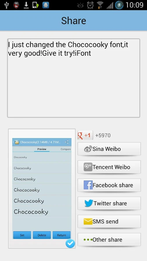 IFont Donate - screenshot