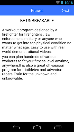 免費下載健康APP|UNBREAKABLE fireman fitness app開箱文|APP開箱王