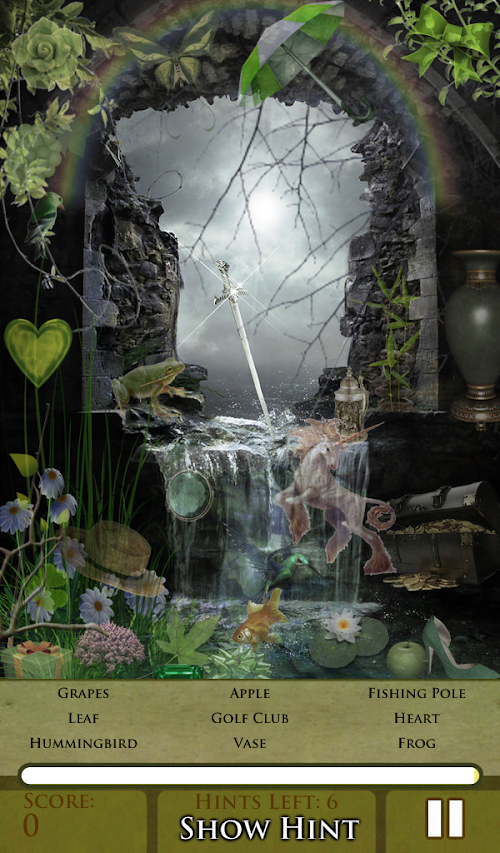 Android application Deep in the Fairy Forest screenshort