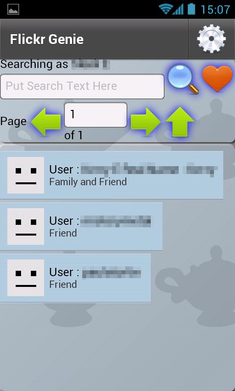 Flickr Genie Screen 3