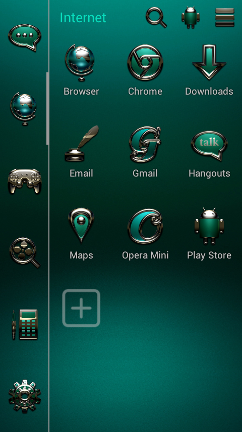 Smart Launcher Theme TRIQUA Screen 3