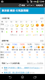 お天気モニタ - 気象庁の情報を見やすくまとめた天気予報アプリ